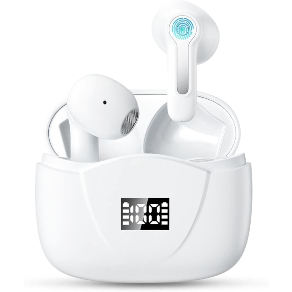 Bluetooth 5.3 hörlurar, bas stereo hörlurar, Bluetooth hörlurar