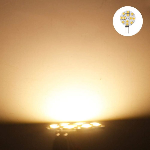 10x G4 LED-lampe Ikke dimbar varm hvit 2700K 180° glødepære