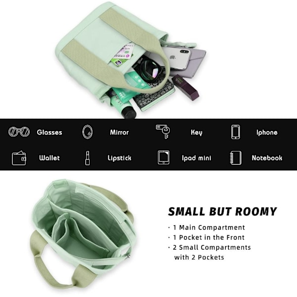 (c) Kangaskassi Multi-Pocket VIHREÄ - erikoistarjous Green