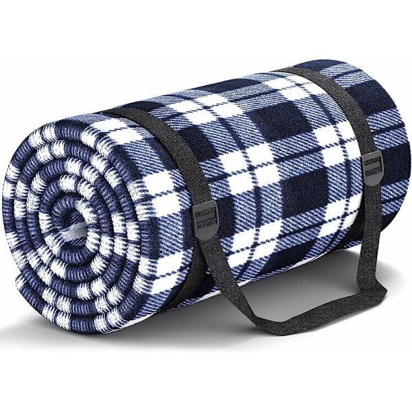 200X300cm Picnic Tæppe, Foldbar Isoleret Sandfri Vandafvisende Strandtæppe