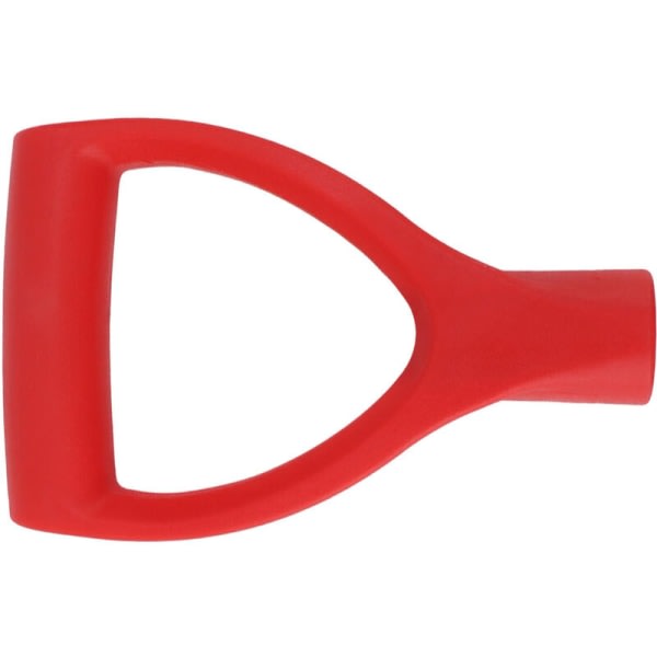 Spadehandtag D Typ 32 mm Innerdiameter Plast Snabbinstallation Snöskyffelhandtag for grävning rakt tool Röd