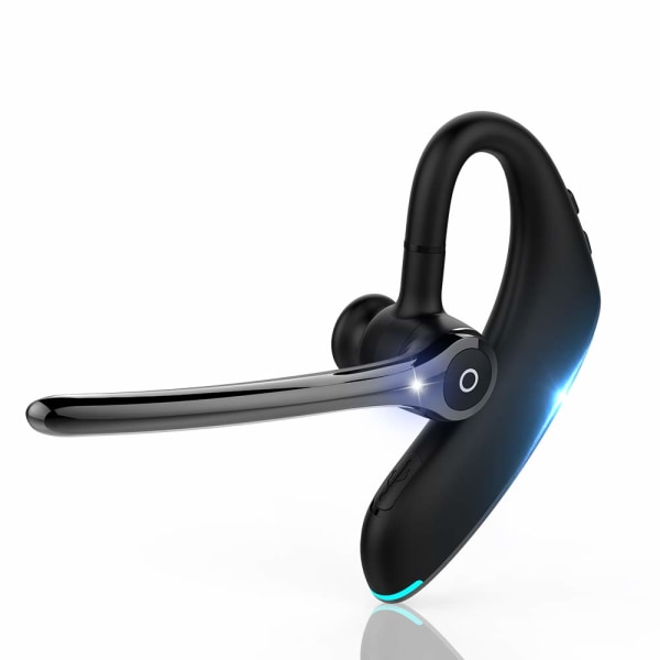 Bluetooth 5.1 trådløst headset Vandtæt støjreduktion (sort)