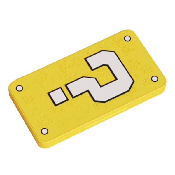 Spillkortetui 24 plasser 3D-preging magnetisk bærbar ekstra stort spillkortetui holder organizer for Switch spørsmålstegn