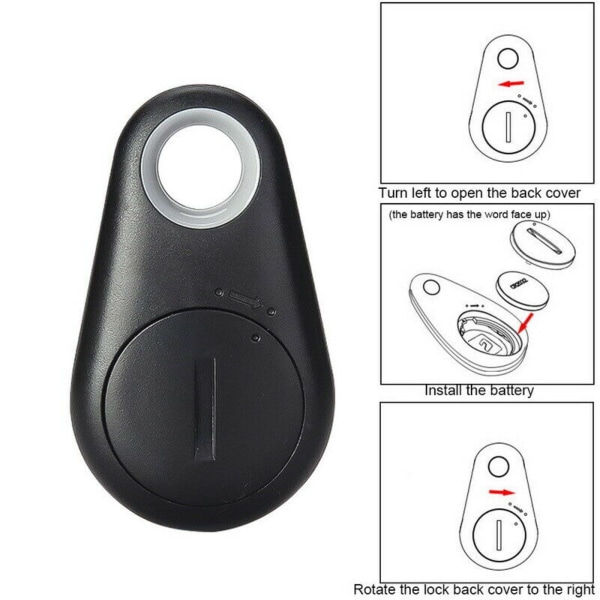 2 STK Smart Bluetooth Locator Trådløs anti-tap alarmsensor