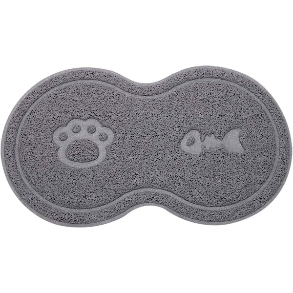 Pet Feeding Mat, Feeding Bowl Mat Waterproof Non-slip Pet Food PVC Mat for Cats and Dogs