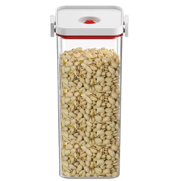 Vakuumplastforseglingsburk med sugpump Stor kapasitet spannmålsbeholder for Candys Nuts Beans 1770 ml