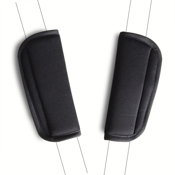 Mjukt bilbältesbeskyttelse Sikkerhetsbältes deksel 2 st for en mer komfortabel körning kompatibel med alle biler og backpa