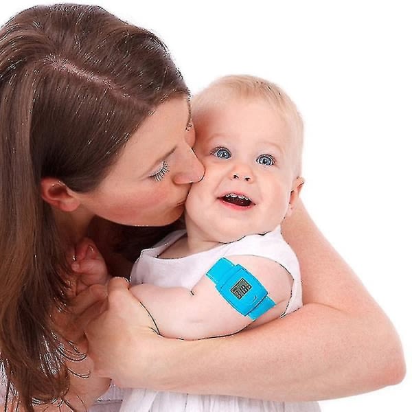 Digitaalinen vauvan älykäs Bluetooth-lämpömittari Smart Fevers -lämpötilarannerengas Lcd