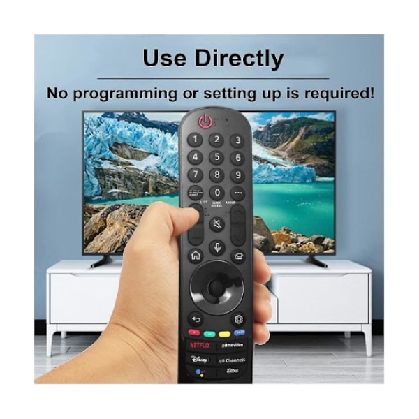 Erstatt Mr22ga Akb76039902 Fjernkontroll for LG Smart TV 2022 Ol