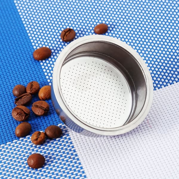 Kaffemaskinfilter i rostfritt stål, filterkorgsfilter for kaffetrykkfilter