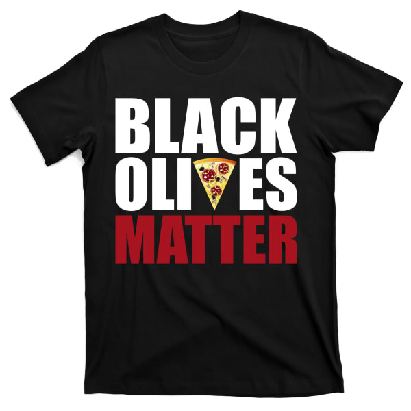 Black Olives Matter T-paita ESTONE XXXL