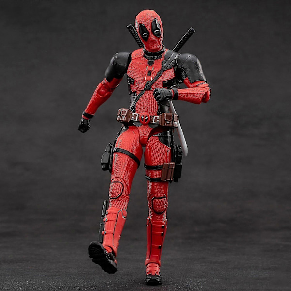 ZD Toys Deadpool & Wolverine Samlarfigurer i PVC med Rörliga Leder 1:10 Skala
