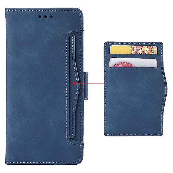 Skyddande Folio Flip-fodral i PU-läder för Fairphone 5 Blue