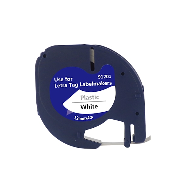 Yhteensopiva Dymo LetraTagin kanssa, 3 kpl, sopii DYMO LT-sarjan tarraetiketteihin 12 mm 91201