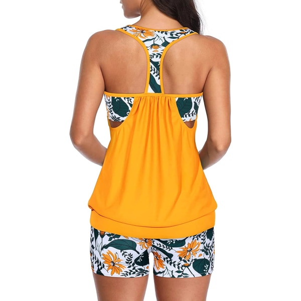 Two Piece Bathing Suits T-Back Blouson Swim M