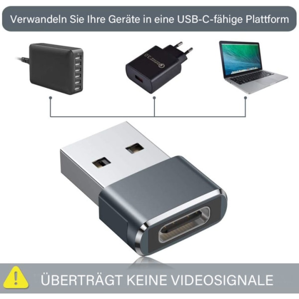 USB C Hona till USB Hane Adapter 3st C Typ till A Typ