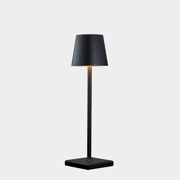 Dimbar sladdlös bordslampa 3-vägs sladdlös aluminiumlampa för läsning