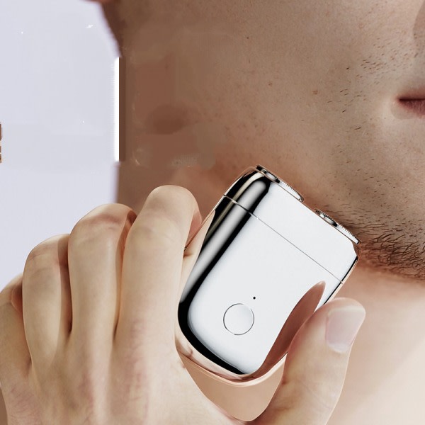 Elektrisk rakhyvel för män Fickstorlek mini bärbar rakapparat våt och torr rakkniv USB uppladdningsbar rakapparat för män