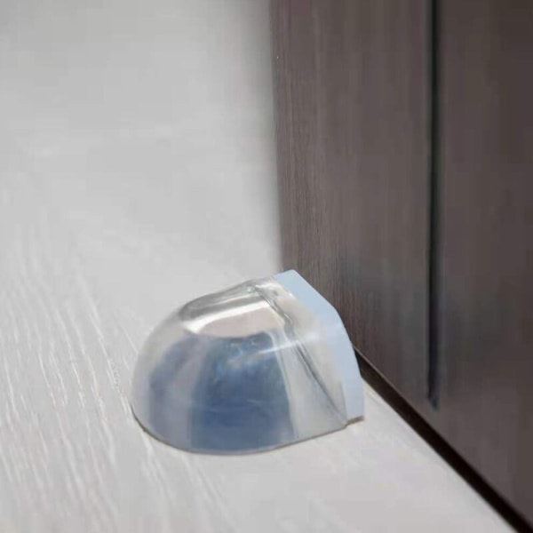 Limmade transparenta dörrstoppar och parkettdörrstoppar(4)