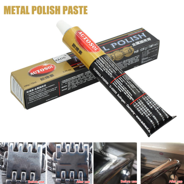 50ml/100ml Metall Koppar Mässing Aluminium Polish Paste Polish Tool