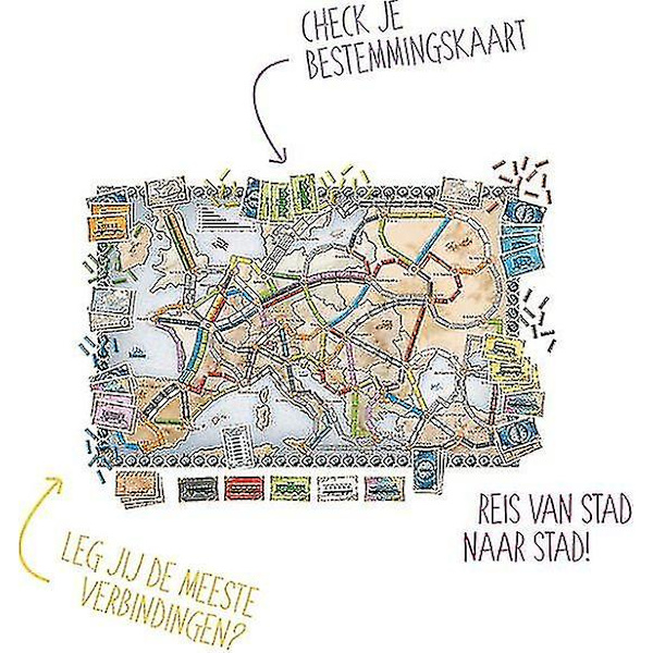 Ticket To Ride Europe - Lautapeli