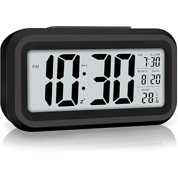Digital vekkerklokke, LED-vekkerklokke med temperaturvisning