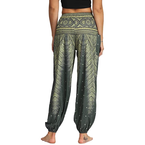 Tryckta damspor casual bloomers yogabyxor