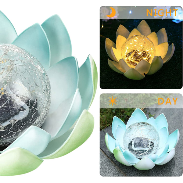 Solar Lotus -kukkalamppu Solar Lyhdyt ulkopuutarhaan
