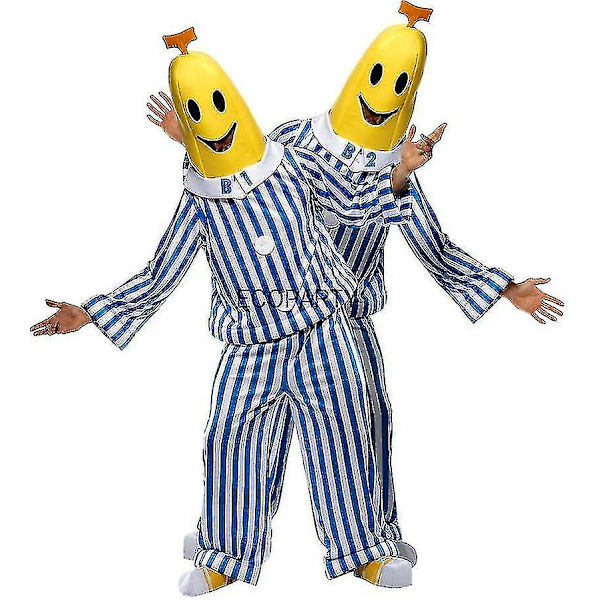 Cosplay Bananer i pyjamas-kostume TV-serie Bananer i pyjamas-kostume Bananer-kostume M(height 175-185cm)