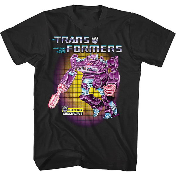 Transformers Box Art Shockwave T-paita ESTONE XXL