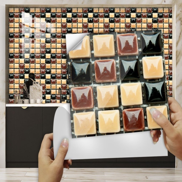 Kakel klistermärken 10 mosaik simulering kakel klistermärken living ro