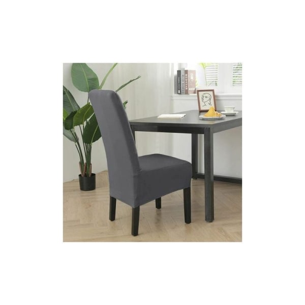 Stretchy Stoltrekk (6-pakning) - Universell Passform for Spisestuestoler (Vaskbare)