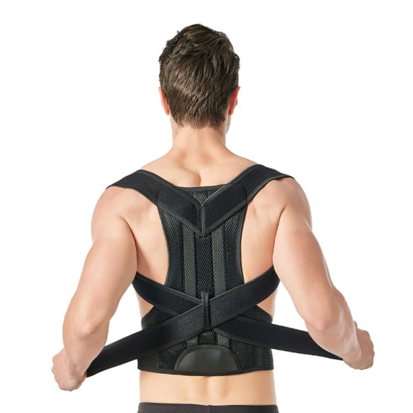 Hållningskorrigering för män och kvinnor för att lindra smerte i nacke, ryggrad och axlar