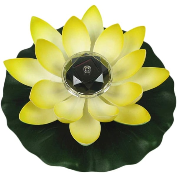 Lotus Light Mini Solcelle Lys Dekoration LED Flydende Flowe