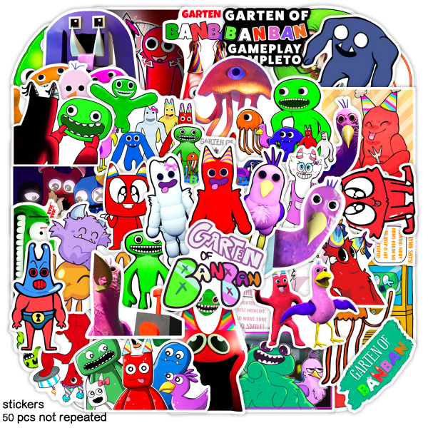 50 stickers - Garten of Banban Fashion Graffiti Stickers