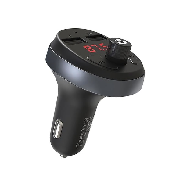HOCO E41 Dubbel USB Billaddare med FM-sändare Bluetooth Aux Bilstereo MP3-spelare