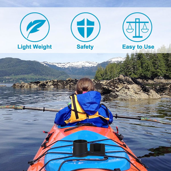Paddleboard Kopholder Kajak Drikke- og Telefonholder Stand Up Paddle Board Tilbehør Bærbar Universal