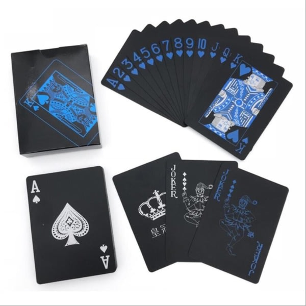 Vandtæt Pvc-spillekort Pokerkort Brætspil Magiske rekvisitter til familiestil3