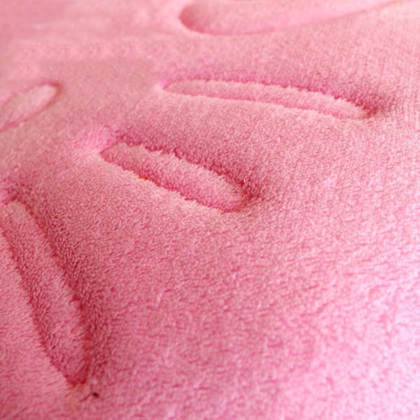 Sød Tegneserie Rosa Badeværelsesmåtte Superblød Hukommelse