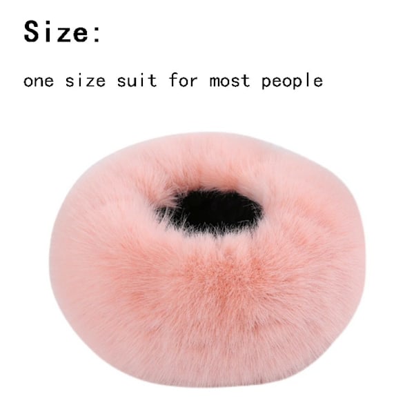 Falsk pelshatt Russisk hatt HVIT white