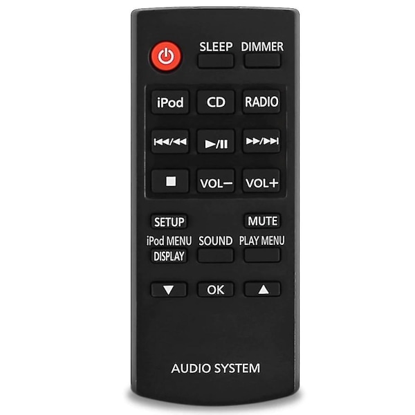 ny fjärrkontroll for Panasonic Audio Stereo System Players N2qayc000058 Controller