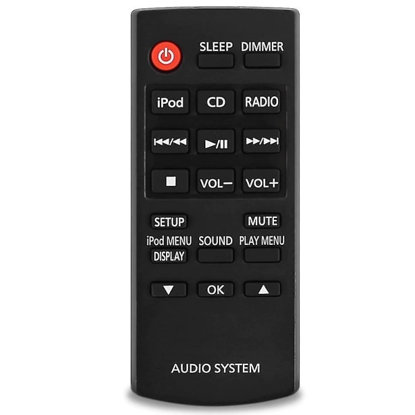 Ny fjernkontroll for Panasonic Audio Stereo System-spillere N2QAYC000058 Controller