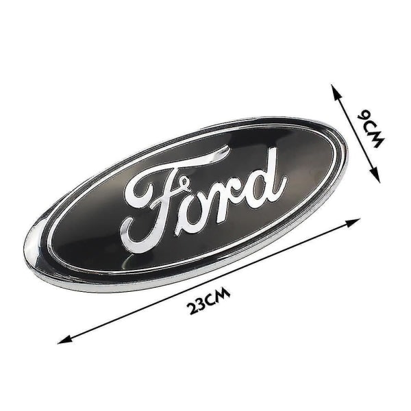 2kpl auton tunnusmerkki Ford F150 soikeaan tarramerkkiin etutakaritilän nimikilpi