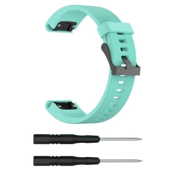 20 mm Multisport GPS Fitness erstatningsur til Fenix ​​​​5S-Teal