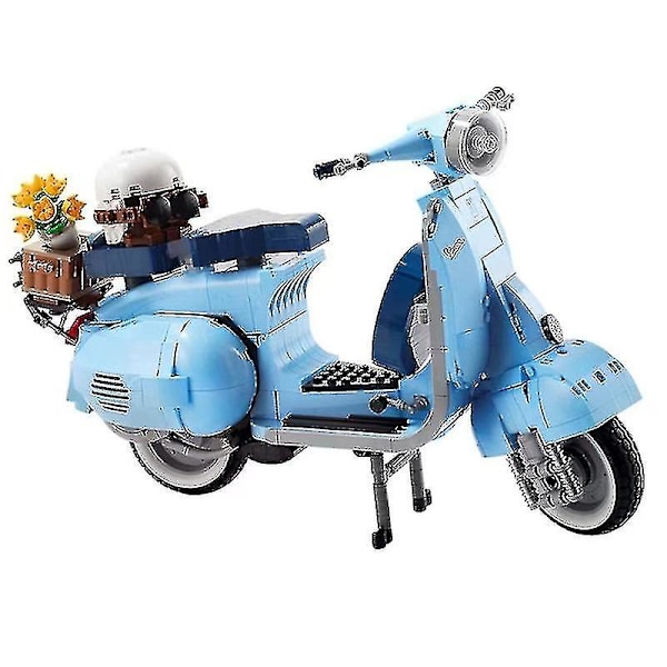Roman Holiday Vespa 125 Moc 10298 Berömd Motorcykel City Moto Byggklossar High-End