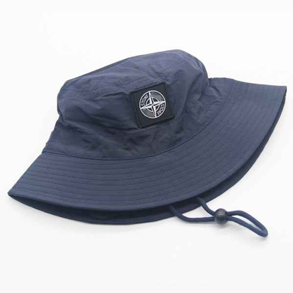 Stone Island Bucket Hat Vuxna Lättvikts Fiskarekeps Sommar Utomhus Solh Tibetan blue