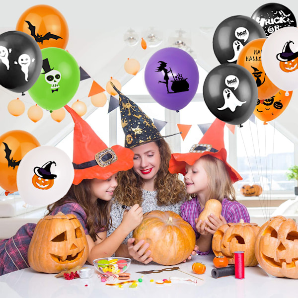 Halloween Punch Ballonger, Trick or Treat-leksaker, Halloween Skola