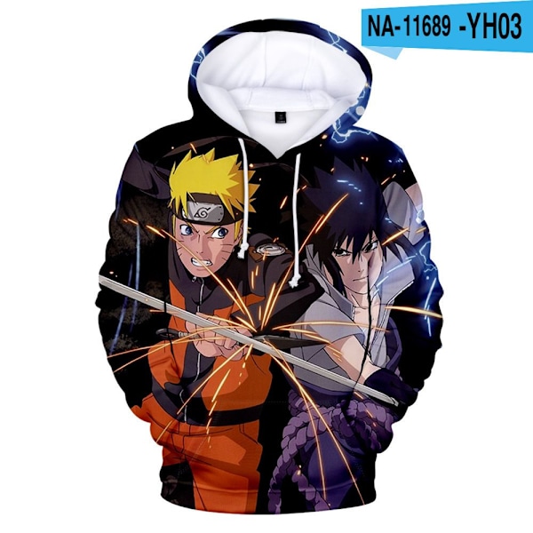 Børn/voksen Naruto 3d Sweatshirt Cos Sweater Hættetrøje Topstil K2 m