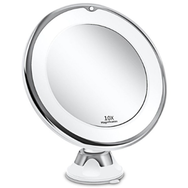 Kosmetisk spejl ，LED oplyst med 10x forstørrelse