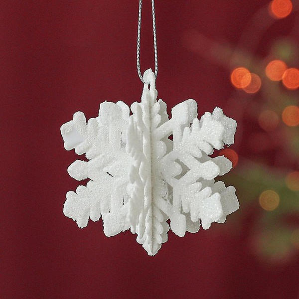 Creative Christmas Tree Home Decor Accessories Snowflake Angel Wings Moose Pendant Ornament CC